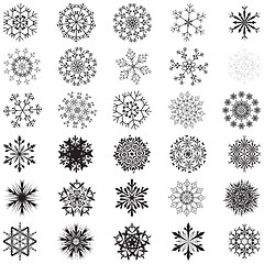 Image showing snowflakes