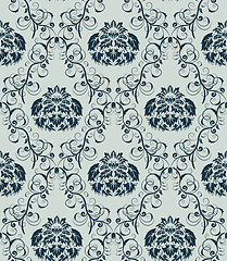 Image showing seamless damask pattern