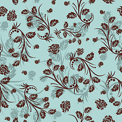 Image showing seamless floral pattern