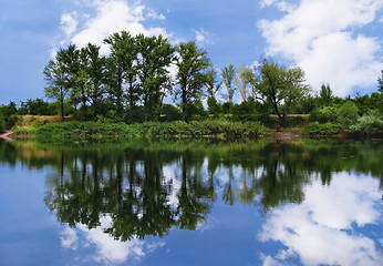 Image showing Lake landscape