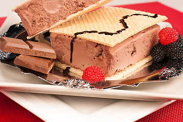 Image showing Chocolate dessert