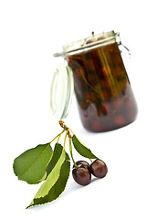 Image showing Cherry jar