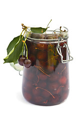 Image showing Cherry jar