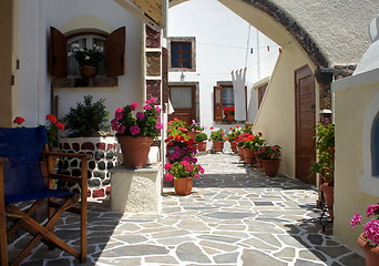 Image showing Santorini court