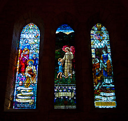 Image showing Stained glass window