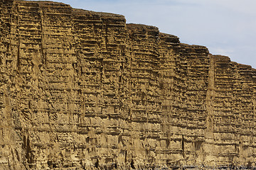 Image showing Jurassic coast cliffs