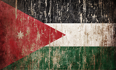 Image showing Flag of Jordan