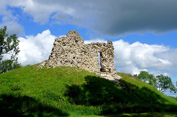 Image showing Ruins of a castle 