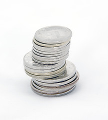 Image showing Stack of coins