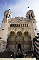 Image showing Notre Dame de Fourviere, Lyon