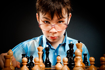 Image showing wunderkind  play chess