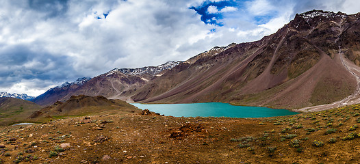 Image showing lake Chandra Taal, Spiti Valley