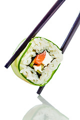 Image showing Sushi Roll on a white background