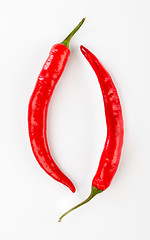 Image showing Red chilli peppers