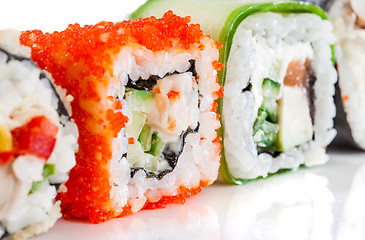 Image showing Sushi Roll on a white background