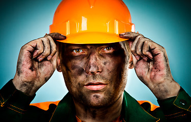 Image showing portrait oil industry worker