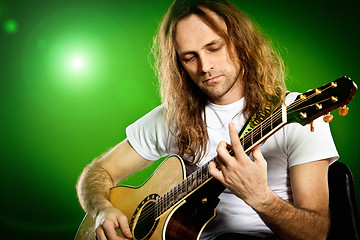 Image showing man with a guitar