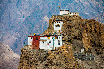 Image showing Dhankar Gompa. India. Spiti Valley