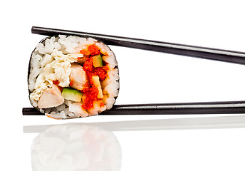 Image showing Sushi Roll on a white background