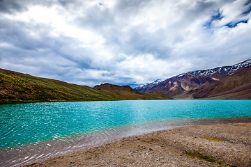 Image showing lake Chandra Taal, Spiti Valley