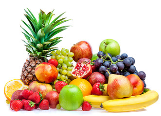 Image showing Fruit on a white background