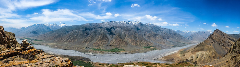 Image showing Spiti Valley panorama