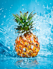 Image showing Fresh pineapple