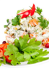 Image showing Russian traditional salad