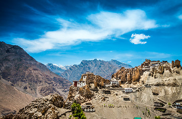 Image showing Dhankar Gompa. India. Spiti Valley