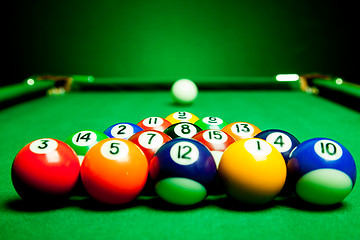 Image showing billiard spheres