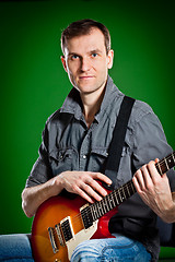 Image showing man with a guitar