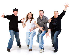 Image showing mens on a white background