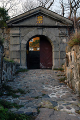 Image showing Entrance in old stone # 01