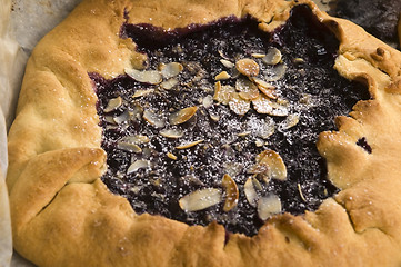 Image showing Homemade tart with berry fruits