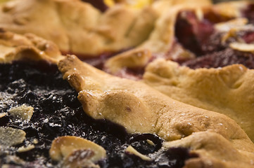 Image showing Homemade tart with berry fruits