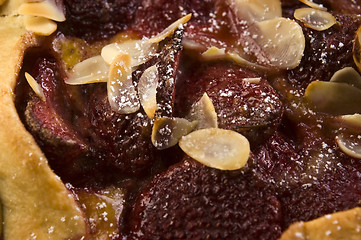 Image showing Homemade tart with berry fruits