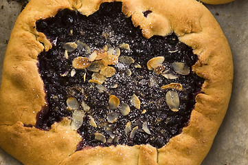 Image showing Homemade tart with berry fruits