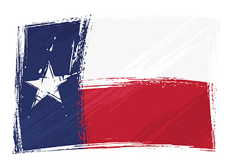 Image showing Grunge Texas flag