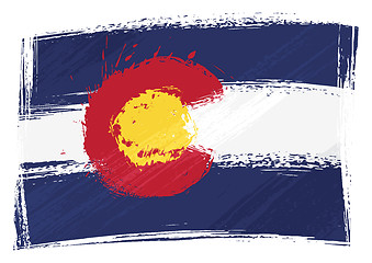 Image showing Grunge Colorado flag