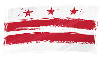 Image showing Grunge Columbia flag