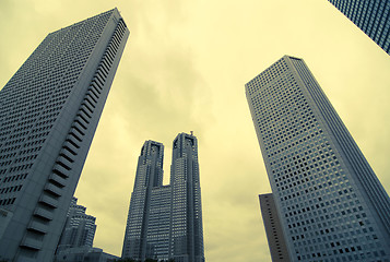 Image showing skyscrapers background