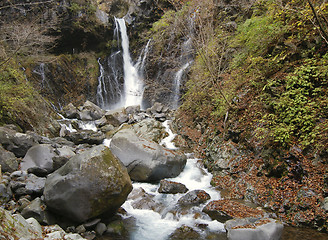 Image showing japanese waterfall