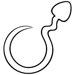 Image showing Sperm symbol