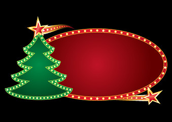 Image showing Christmas neon