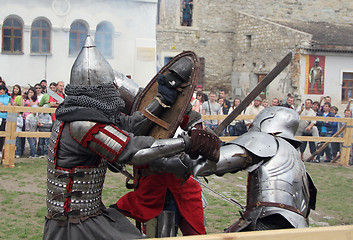 Image showing Knight battle