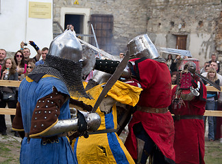 Image showing Knight battle