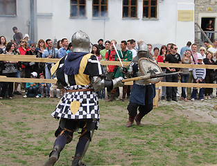 Image showing Knight battle