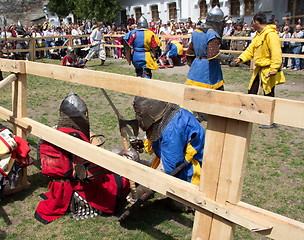 Image showing Knight battle