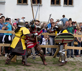 Image showing Knight battle