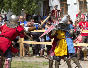 Image showing Knight battle
